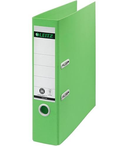 Classeur Leitz Qualité 180° A4 - Dos 8 Cm - Couverture Lin Gaufré Bleu Ange