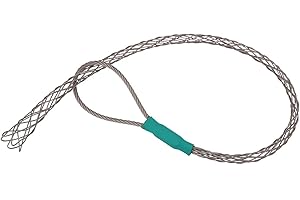 IRSCorp Kit de chaussettes de traction de câble en acier galvanisé antidérapant pour tuyau de câble Lassos - Corde en maille flexible - Vert