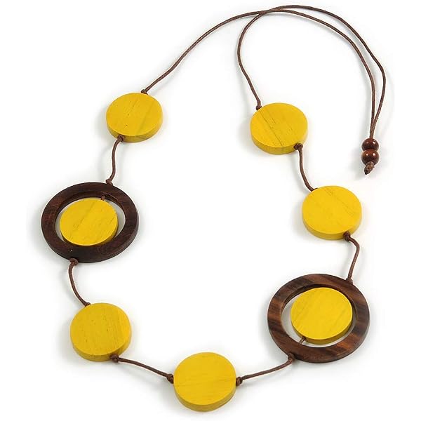 Collana Lunga Avalaya In Legno Rosso Con Perline E Uccelli - 80 Cm - Gioiello Etnico Tribale, Regalo Donna - 5
