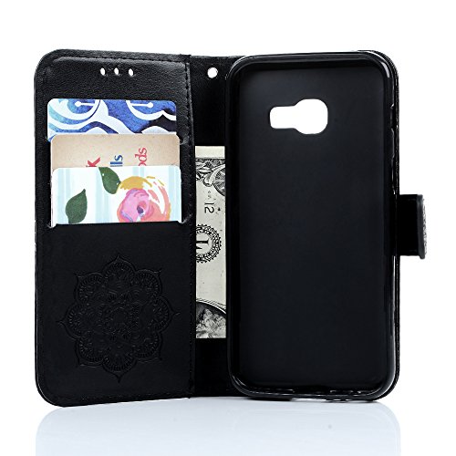 Badalink Hülle für Samsung Grand Neo i9060 Hülle Schutzhülle Bunt Druck PU Leder Flip Wallet Case mit Magnetverschluss Bäume Baum des Lebens Muster Cover Handyhülle Schale - 9