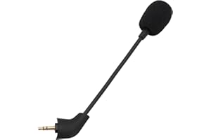 Mikrofonersatz für HyperX Cloud/Cloud X/Cloud II Gaming Headset, 3,5 Mm Abnehmbares Boom-Mikrofon, Ersatz-Game-Mikrofon