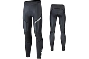 MEETWEE Hombres Pantalones de Ciclismo, Transpirable Bicicleta con 3D Gel Acolchado MTB Ciclismo Pantalones Largos