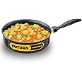 Hawkins Futura Nonstick Curry Pan (Saute Pan), Capacity 3.25 Litre, Diameter 24 cm, Thickness 3.25 mm, Black (NCP325)