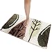 Produktbild Bad Saugfähige Matte Badezimmermatten Wohnzimmer Türmatten Hause Schlafzimmer Matten Duschtür Eingangstürmatten (Farbe : Rova Forest, größe : 50x80cm)