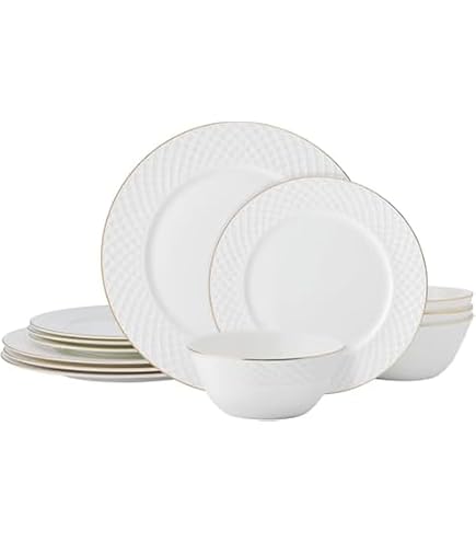 Lenox Holiday 5-Piece Place Setting,Ivory : Amazon.co.uk: Home