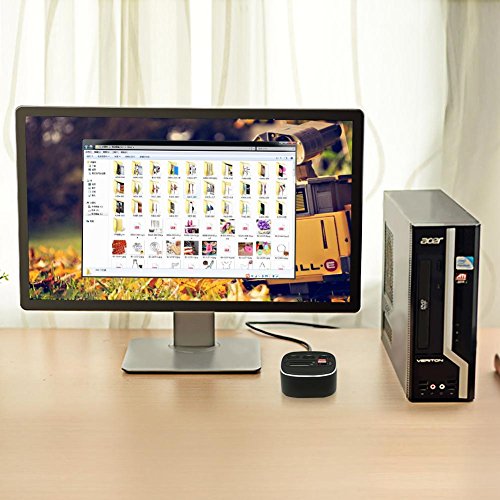 OXoqo Micro USB SD Kartenleser, OXOQO Universal 3 Ports Externer Multi Hochgeschwindigkeit Flash Speicher 2,0 Kartenleser mit SD / TF / MS / M2 Port für PC Laptop Mac - 5