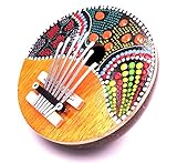 coconut kalimba songs Maravilloso karimba de nuez de coco y madera, teclado metal.