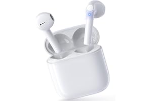 YHFVESV Bluetooth Kopfhörer, In Ear Kopfhörer Kabellos Bluetooth 5.3 mit Noise Cancelling Mic, 46H HiFi Stereo Tiefer Bass Ohrhörer, IP7 Wasserdicht Touch Control Wireless Earbuds for iPhone/Android/Samsung