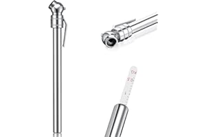 TENG HONG HUI Portable Tire Pressure Gauge Tire Air Pressure Pencil Stainless Steel Car Tire Pressure Pen Car Tire Pressure Gauge Pen Tyre Pressure Gauges with Pocket Clip for Tire Pressure Measuring Tool