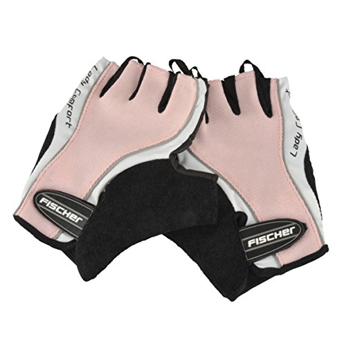 Preisvergleich Produktbild FISCHER 86318 Fahrrad-Handschuhe Lady, Gr”Áe: S / M, rosa / schwarz