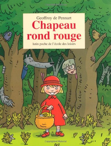 Chapeau rond rouge