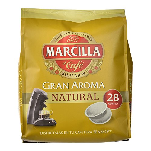 Marcilla Gran Aroma Natural, 1 paquete de 28 monodosis