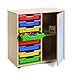 Produktbild Mobeduc 600211hps14 Waschtisch Kinder unter/cubetero und Schrank, Holz, Buche und Blau Lavendel, 90 x 40 x 76,5 cm