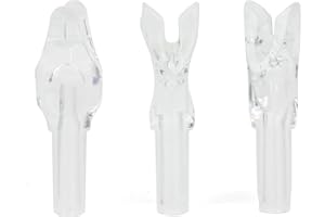 SHARROW Archery Nocks Rapid Shooting Arrow Nocks Plastic Replacement Insert Arrow Tails Nock for ID 6.2mm Arrow Shafts