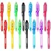 Produktbild MOKIU 14 Stück Geheimstift mit UV-Licht UV- Geheimstifte Geheime Nachrichten UV Stift unsichtbar Schreiben,lesbar durch Licht,Gastgeschenke Kindergeburtstag Mitgebsel