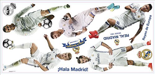 Dekorative Aufkleber für repositionable Wand – Vinyl genehmigte offiziell Real Madrid – Spieler Große - 3