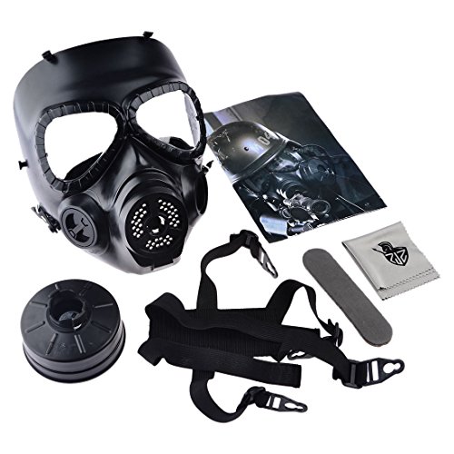 Maske, iTECHOR M04 CS Airsoft Paintball Hunter Cosplay Halloween Rollenspiele Schlechter Schädel Maske - 5