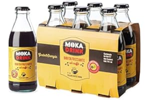 MIPIACEMANIA MOKA DRINK BIBITA AL CAFFE,24 BOTTIGLIE DA 18CL PRODOTTI TIPICI CALABRESE IN ACQUA DI CALABRIA
