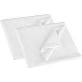 Zollner 2 top sheets, Bed 80, 150x260 cm, Cotton, White, Other Sizes