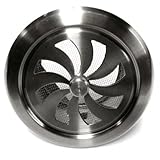 Domodul Lüftungsrosette V2A Edelstahl, verstellbar,...