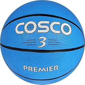 Cosco Leather Premier Basketball (Multicolour Size 3)