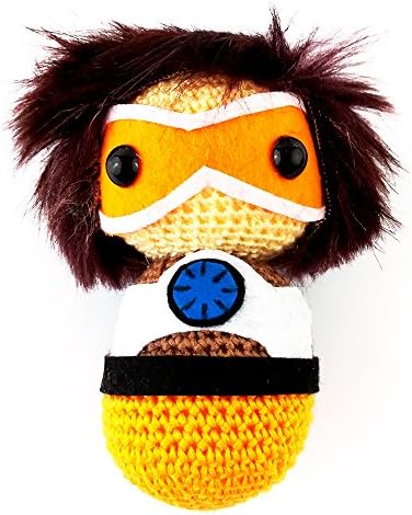JARL Overwatch - Plush - Tracer - Amigurumi Doll (Handmade) - Collection - 12 cm