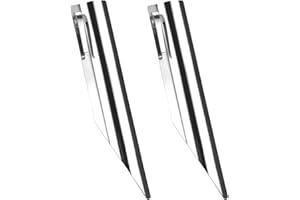 CUCUFA Ramasse-miettes de restaurant pour serveurs, 2Pcs ramasse-miettes en acier inoxydable pour serveurs Ramasse-miettes de table portable et poli Grattoir à gâteaux incurvé pour la cuisine