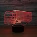 Produktbild HPBN8 3D LKW Auto Optical Illusions LED Lampen Tolle 7 Farbwechsel Berühren Tabelle Schreibtisch-Nacht Licht Mit USB-Kabel für Kinder Schlafzimmer Geburtstagsgeschenke Geschenk