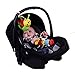 2 Pack Of Red Kite Crawlies Clip On Buggy/Stroller/Car Seat Toys