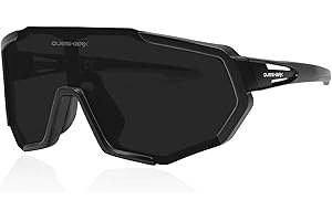 Queshark Occhiali Veloci, Occhiali Ciclismo Uomo e Donna, Leggero & Antiscivolo & TR90 Telaio & Protezione UV400, Occhiali Sportivi Uomo per Ciclismo Corsa Pesca Golf Baseball Pallavolo