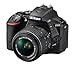 Price comparison product image Nikon VBA440K001 D5500 Digital SLR Camera with 18-55 mm VR II Compact Lens Kit - Black