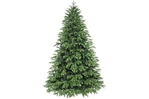 Giulia Grillo Albero di Natale 180 cm, 1700 Rami, Albero di Natale Luxury Realistico, Facile da Montare, Folto, PE/PVC, Verde