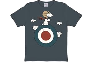 Logoshirt® Peanuts I Snoopy I Pilot I Target I Koszulka z nadrukiem I Dziecięca I Dziewczęca i chłopięca I Z krótkim rękawem I Licencjonowany oryginalny design