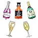 Produktbild ED-Lumos 5 pcs Ballon d'Aluminium Géant Gobflable Pour Bébé Anniversaire Partie Multicolore Décoratif Weinflasche Bar