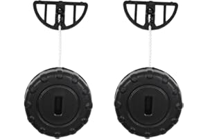 Tiardey Lot de 2 bouchons de réservoir d'huile pour tronçonneuse STIHL MS180 MS170 018 017 MS 180 170 Pièces de rechange pour tronçonneuse