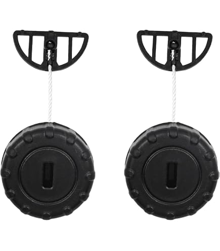 2 Bouchons Réservoir Tronçonneuse STIHL - Gaz Et Huile, Compatibles 028 038 020 021 023 Etc.