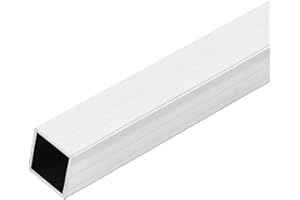 DMiotech (30mm x 30mm x 2mm) Tubo Cuadrado de Aluminio 6063 de 300mm de Longitud para Construcción de Marcos de Maquinaria y Proyectos de Bricolaje