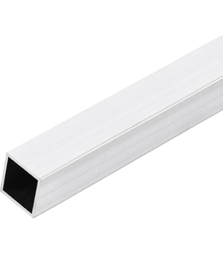 Tube Carré Aluminium Alberts 1000 X 25 X 25 Mm - Profilé Naturel - Neuf