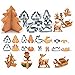 Produktbild Cosanter 8 Stück Weihnachten Ausstechform Stempel Modellierwerkzeug Fondant Ausstecher DIY (8tlg/Set)