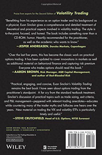 Book's Cover of Volatility Trading: + Website.