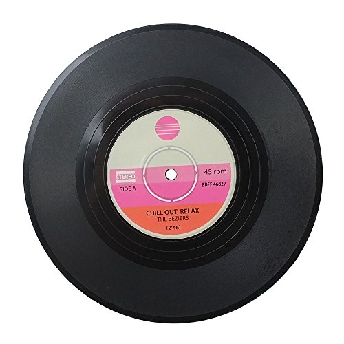COM-FOUR 8er Set Vinyluntersetzer, 11 cm, Tischdeko - 4