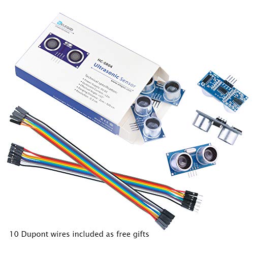 ELEGOO Sensor Ultrasonidos HC-SR04 Kits de Sensores de Distancia por Ultrasonidos para Arduino UNO MEGA2560 Raspberry Pi Hoja de Datos Disponible para Descargar reviews ELEGOO Sensor Ultrasonidos HC-SR04 Kits de Sensores de Distancia por Ultrasonidos para Arduino UNO MEGA2560 Raspberry Pi Hoja de Datos Disponible para Descargar