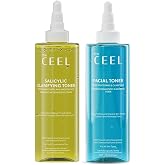 The Ceel Tonik Seti 2x200 ml &ndash; Salisilik Asit (BHA), Glikolik Asit (AHA) ve Niasinamid İ&ccedil;eren Arındırıcı &amp; Dengeleyici Y&uuml;z To