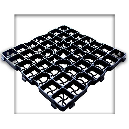 Preisvergleich Produktbild Rasengitter Paddockplatten 50x50x3 cm Paddockplatte Rasengitterplatten Reitplatz Kunststoff 40 Stück ( 10 m² )