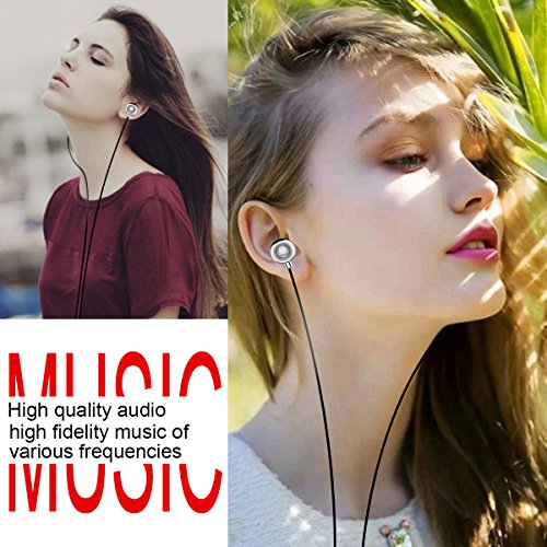 Auriculares con Cable y Micr  fono In ear Est  reo 3 5mm  Navtour Auriculares In Ear Headphone  Auriculares para M  vil y MP3 Reproducir M  sica  Auriculares con Cable para Huawei  XiaoMi  iPhone