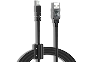 Adhiper UC-E6 USB Data Cable Replacement Camera UC-E16 UC-E17 Transfer Cord Compatible With Nikon Digital Camera DSLR D750 D5300 D7200 D3200 Coolpix L340 L32 A10 P520 S6000 S9200 (1.5M/Black)