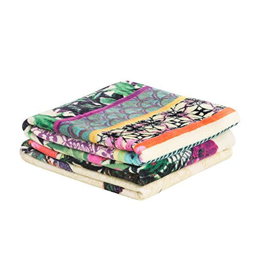 Desigual 61 wl0 a0 Botanical Dream Badetuch Baumwolle Lila Flandes 150 x 95 cm Einheitsgröße - 3