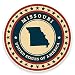 Produktbild 2 x Missouri USA vinyl Aufkleber Aufkleber Laptop Auto Reise Gepäck Label Tag # 9354 - 10cm/100mm Wide