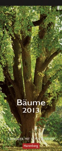 Bäume 2013 Panorama Postkartenkalender: Kalender mit 12 Postkarten