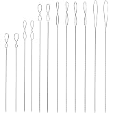 Votvlog 12 PCS 6 Different Sizes Eye Beading Needles, Light Small Beading Needles, Threading Accessories for Jewelry Making f